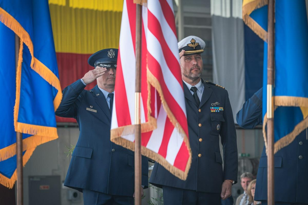 Colonel Jason Mills (left) and Colonel Peder Söderström (right)